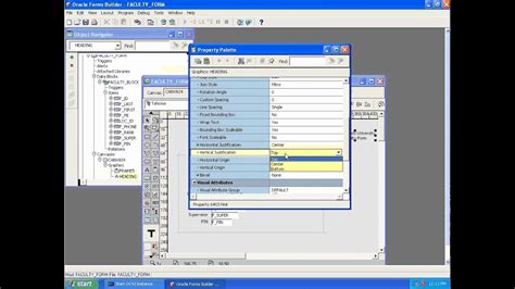 Oracle Form Builder
