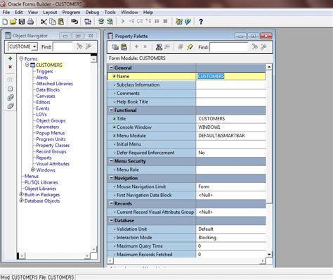 Oracle Forms 11g Documentation