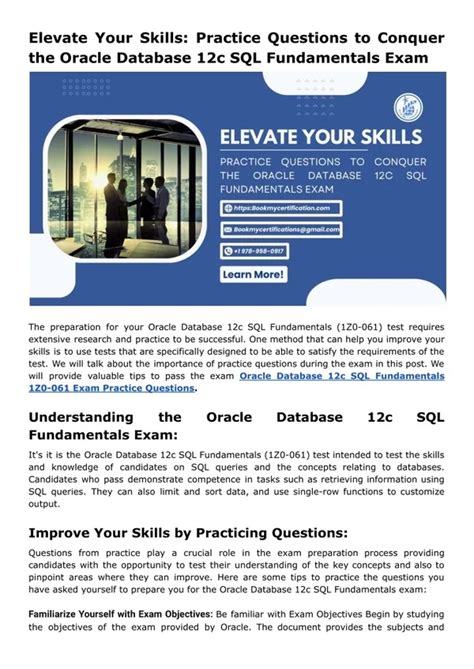 oracle sql exam questions with answer bing