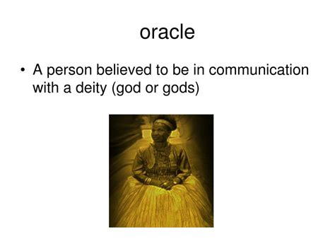 Oracle Things Fall Apart