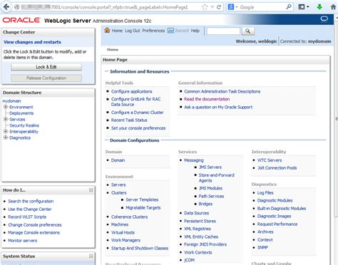 Oracle Weblogic Server Tutorial
