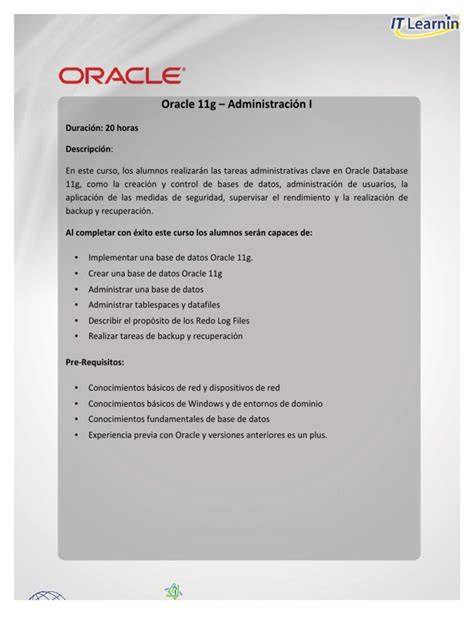 Full Download Oracle 11G Administration 