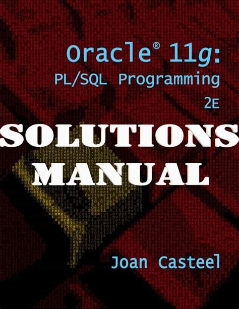 Read Online Oracle 11G Sql Chapter Solutions Joan Casteel 