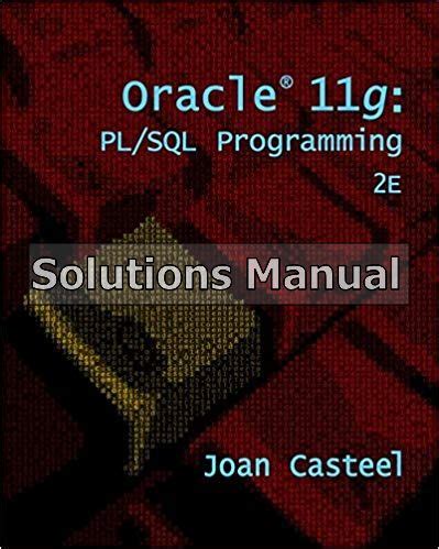 Download Oracle 11G Sql Joan Casteel Solutions Manual 