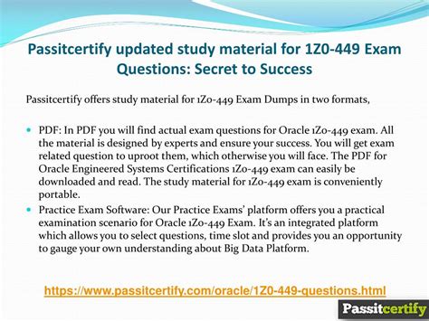 Read Oracle 1Z0 449 Exam 