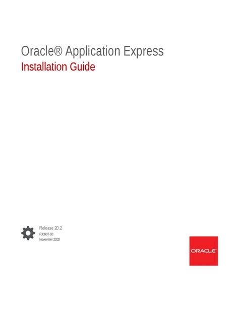 Read Oracle Application Express Installation Guide 11G 