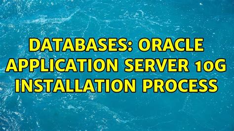 Download Oracle Application Server 10G Documentation 