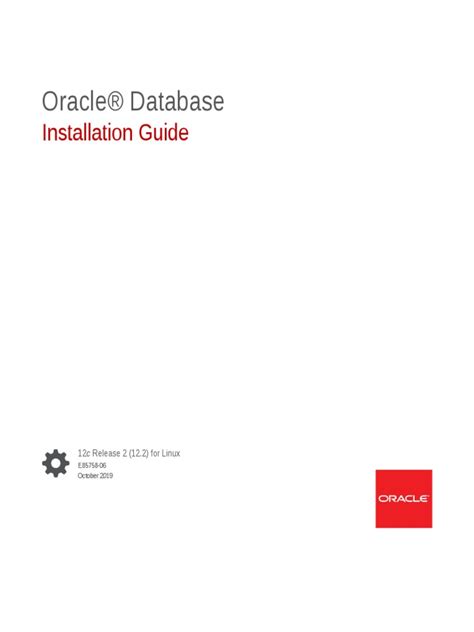 Download Oracle Database Installation Guide 