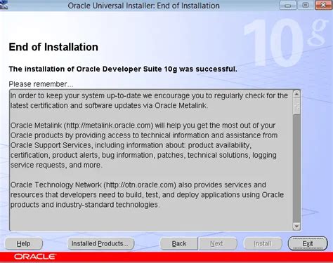 Read Oracle Developer Suite Installation Guide 10G 