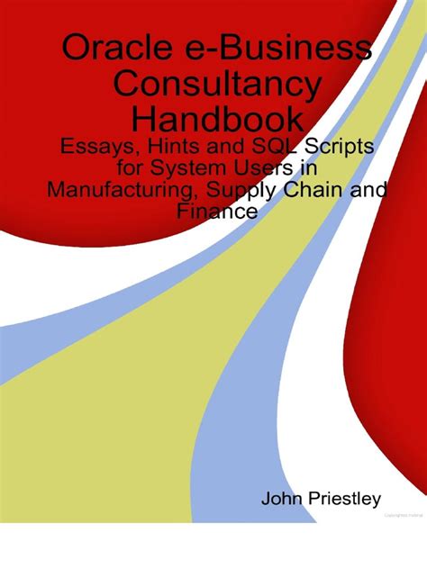 Download Oracle E Business Consultancy Handbook By John Priestley 