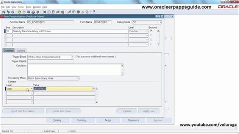 Read Oracle Forms Personalization Guide 