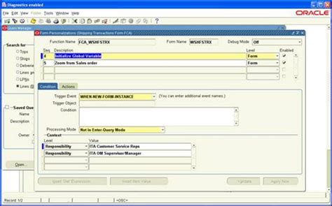 Read Oracle Forms Personalization Guide 