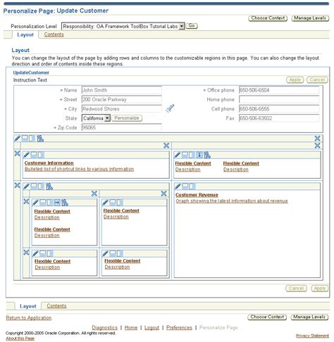 Read Oracle Framework Personalization Guide 