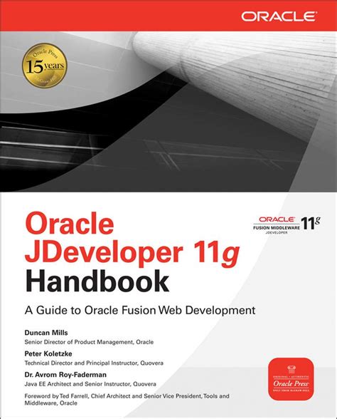 Read Online Oracle Jdeveloper 11G Handbook A Guide 