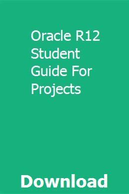 Read Oracle R12 Student Guide 