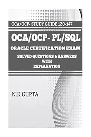 Full Download Oracle Sql Exam Questions And Answers 