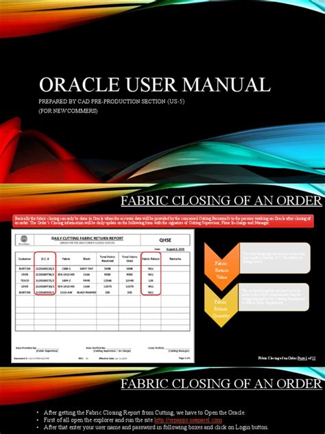 Read Oracle User Guide 
