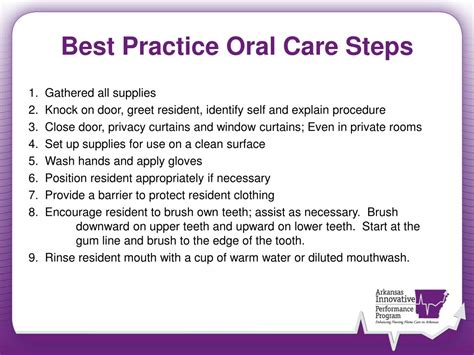 Oral Care Procedure