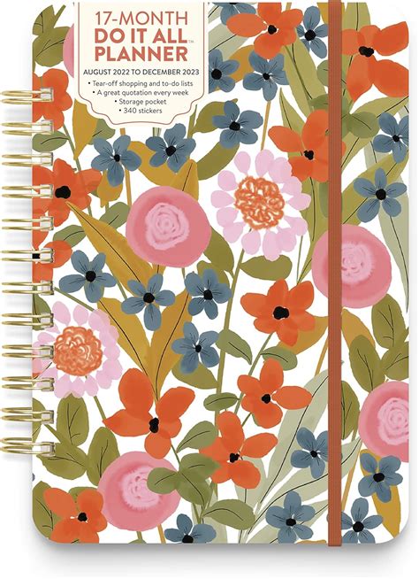 Orange Circle Studio 17 Month 2016 Do It All Planner, Secret Garden