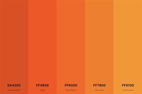 orange color codes