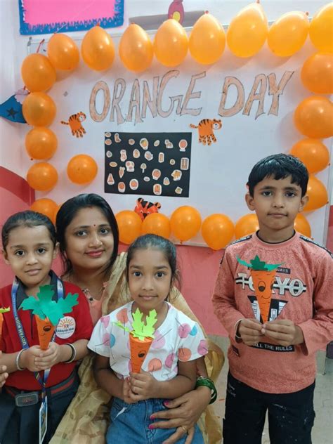 Orange Colour Day In Preschool Udayan Kidz Pre Orange Colour Activity For Preschool - Orange Colour Activity For Preschool