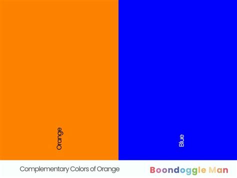 orange complementing colors