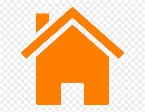 Orange Home Icons For Website