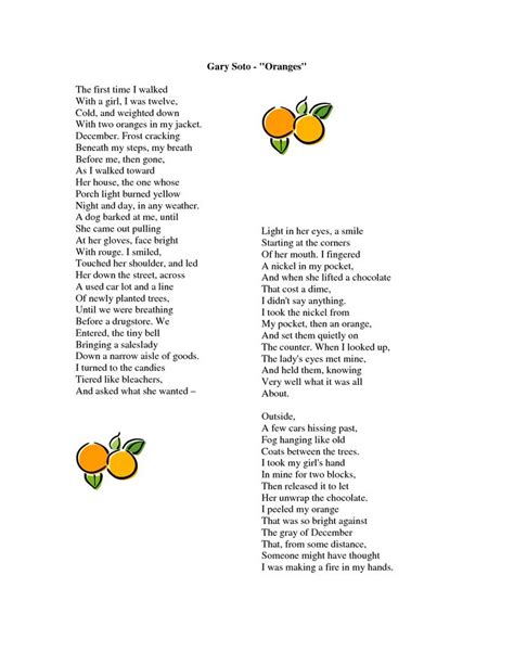 Oranges Gary Soto