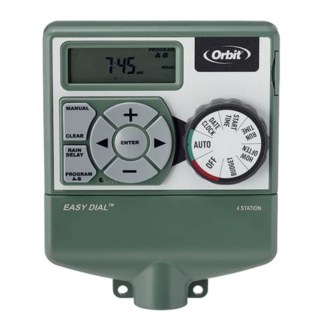orbit easy dial 4 station manual