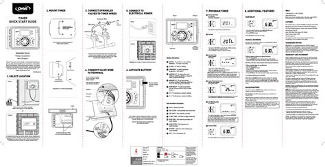 Orbit Timer Manual