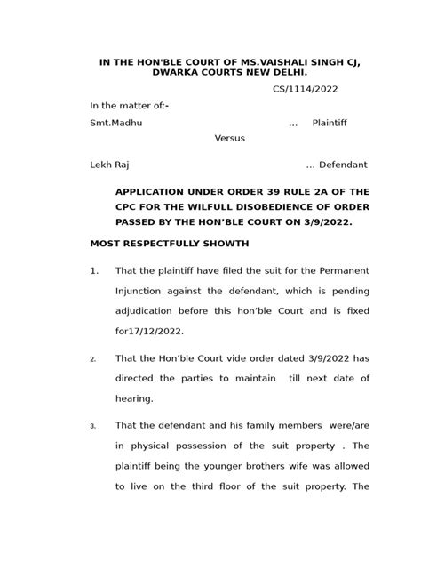 Order 39 Rule 2a
