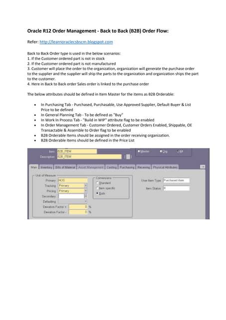 Order Management Implementation Guide R12