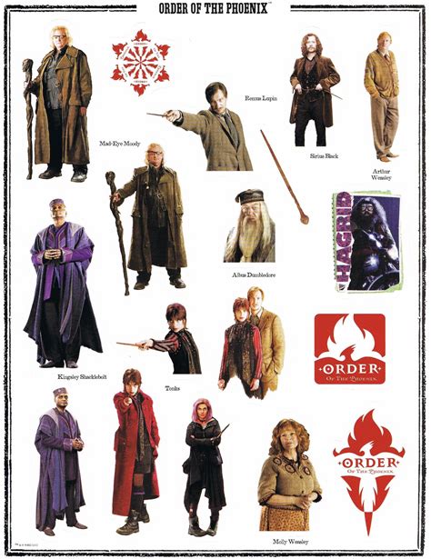 Order Of Phoenix Characters