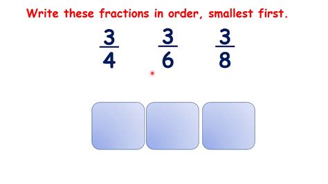 Ordering Fractions With The Same Numerator Worksheets Order Fractions Worksheet - Order Fractions Worksheet