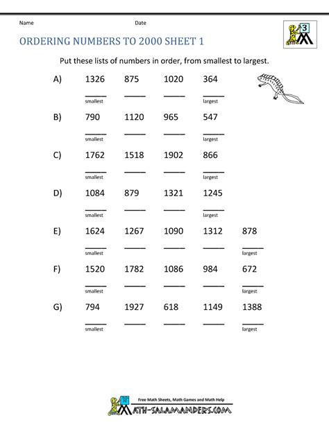 Ordering Numbers Worksheet 3rd Grade   3rd Grade Number Line Worksheets Elegant Math Worksheets - Ordering Numbers Worksheet 3rd Grade