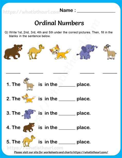 Ordinal Number Worksheets Super Teacher Worksheets Ordinal Number Worksheet - Ordinal Number Worksheet