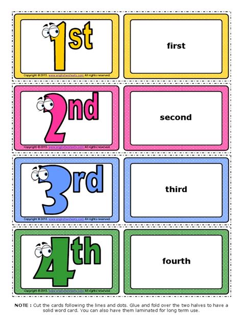Ordinal Numbers Esl Kids Games Ordinal Numbers For Kids - Ordinal Numbers For Kids
