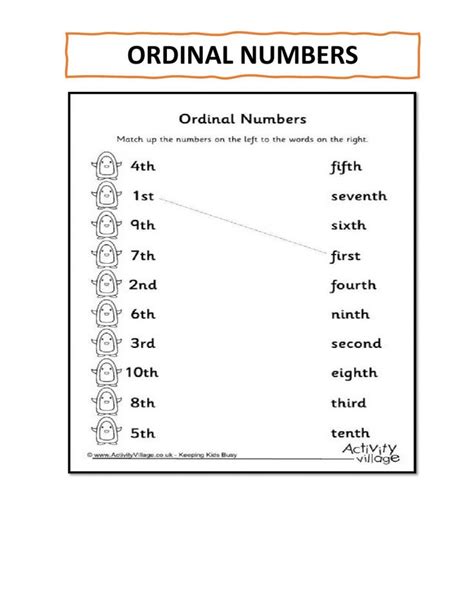 Ordinal Numbers Math Addition Worksheets Ordinal Numbers English Ordinal Numbers For Kids - Ordinal Numbers For Kids