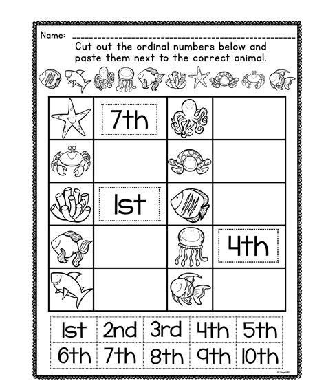 Ordinal Numbers Pre Kindergarten Worksheets Math Activities Pre Kindergarten Worksheets Numbers - Pre Kindergarten Worksheets Numbers