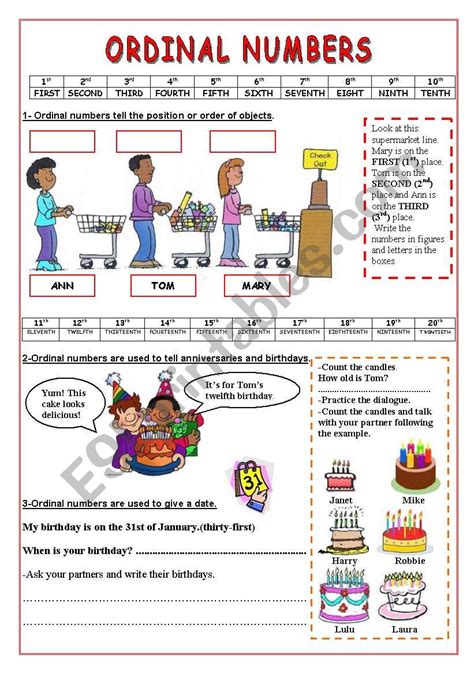 Ordinal Numbers Video Lessons Examples And Solutions Ordinal Numbers For Kids - Ordinal Numbers For Kids