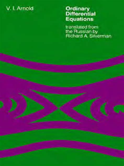 ordinary differential equations mit press