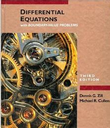 Read Ordinary Differential Equations By Zill 3Rd Edition Book Pdf 