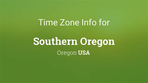 oregon current time