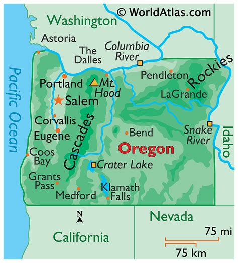 oregon maps