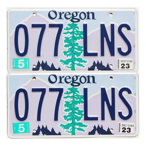 oregon plates