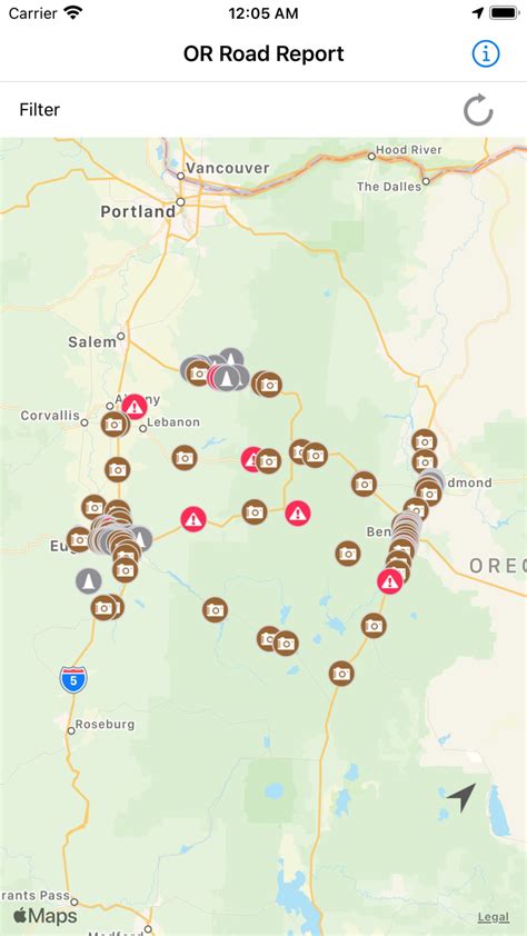 oregon road report