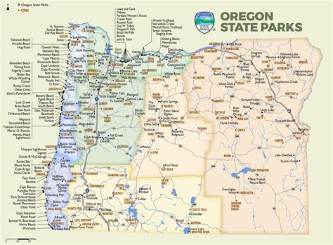 oregon state parks map