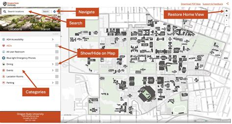 oregon state university map