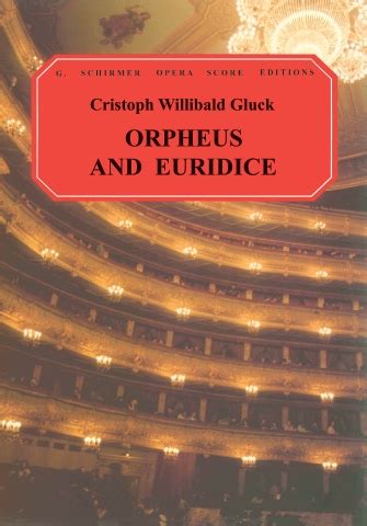 Read Online Orfeo Ed Euridice Opera Vocal Score Series 46289 