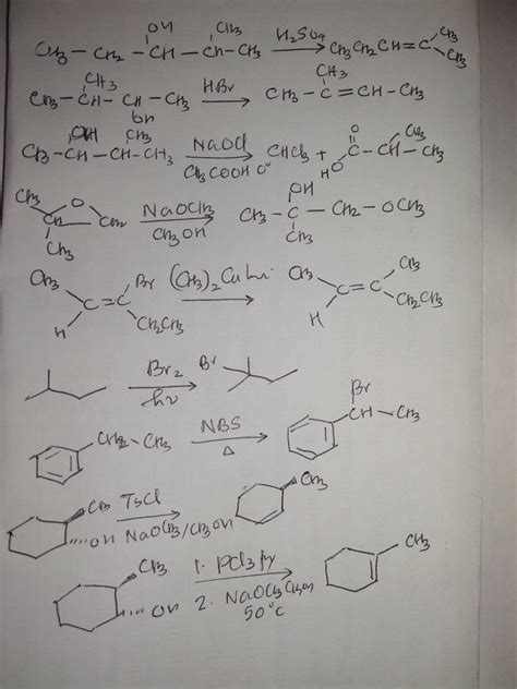 organic problems - Chemistry